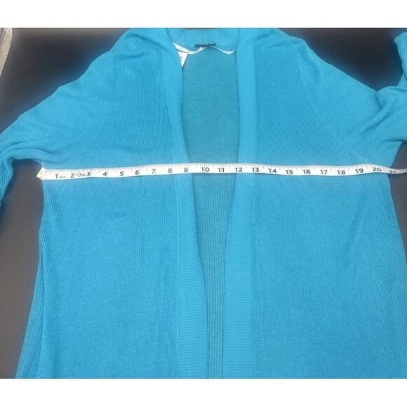 Torrid Women’s Blue Open Front Long Sleeve Cardigan Sweater Sz 1X(14-16) NEW - Picture 8 of 8